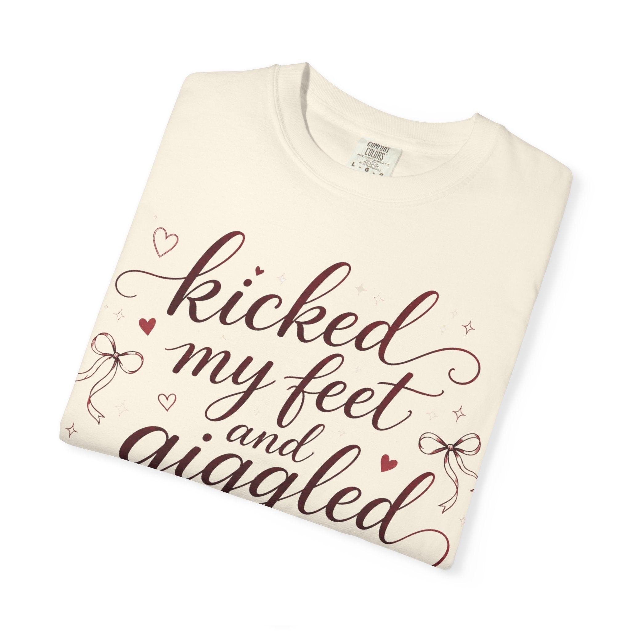 Kicked My Feet and Giggled Booklover T-Shirt