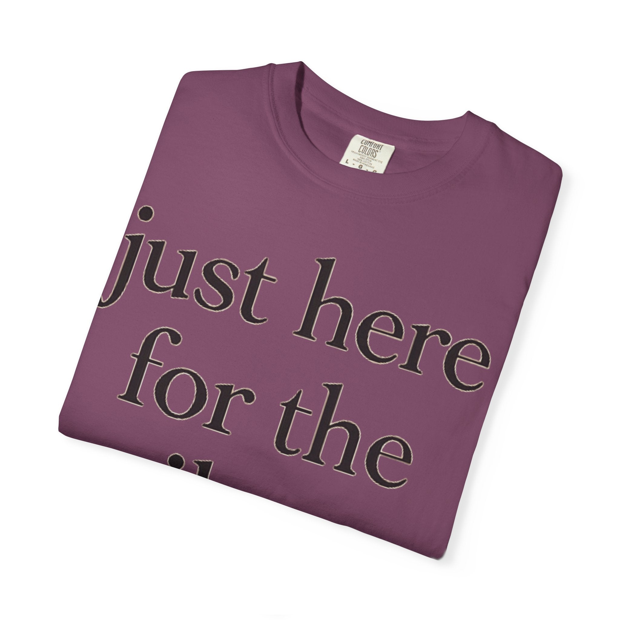 Just Here for the Epilogue T-Shirt — Literary Quote Tee