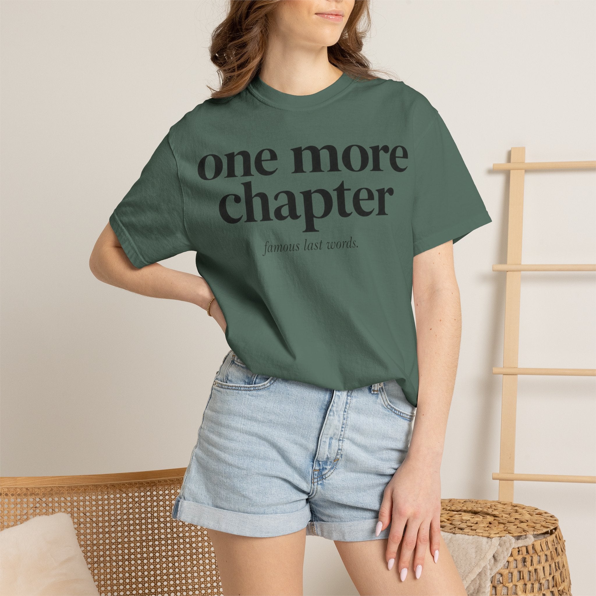 One More Chapter T-Shirt — Reading Lover Graphic Tee