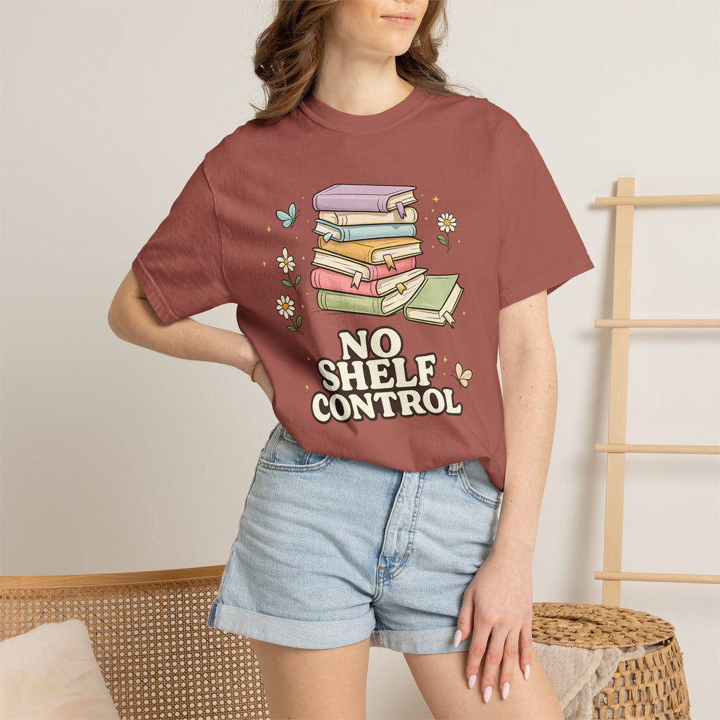 No Shelf Control Bookstack T-Shirt