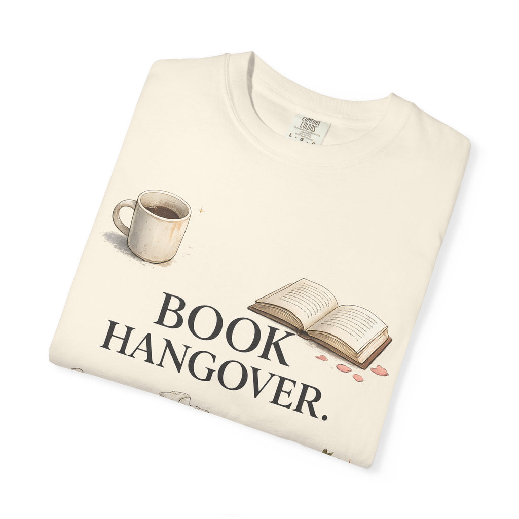 T-Shirt — "Book Hangover" Cozy Reading Tee