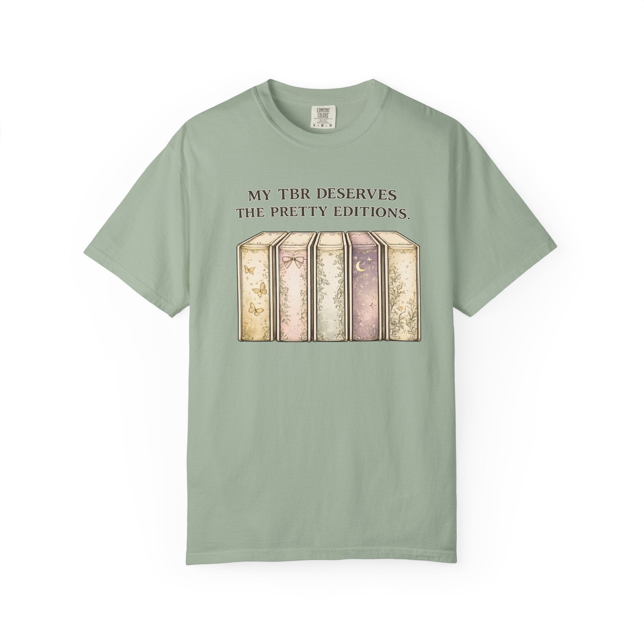 T-Shirt — "My TBR Deserves the Pretty Editions" Vintage Book Lover Tee