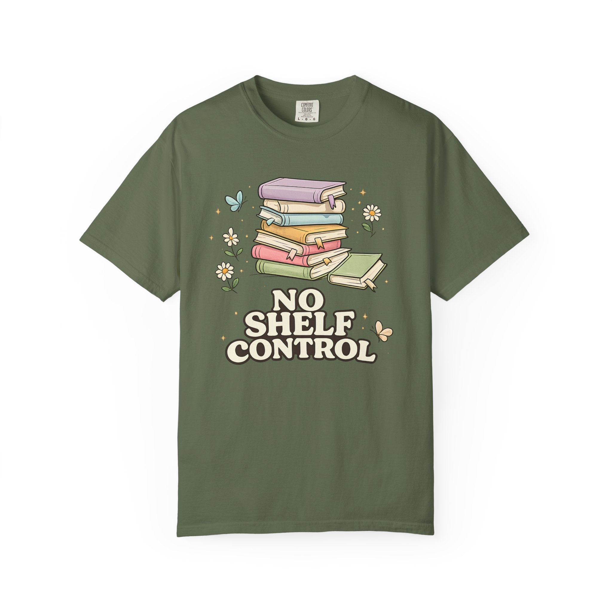 No Shelf Control Bookstack T-Shirt