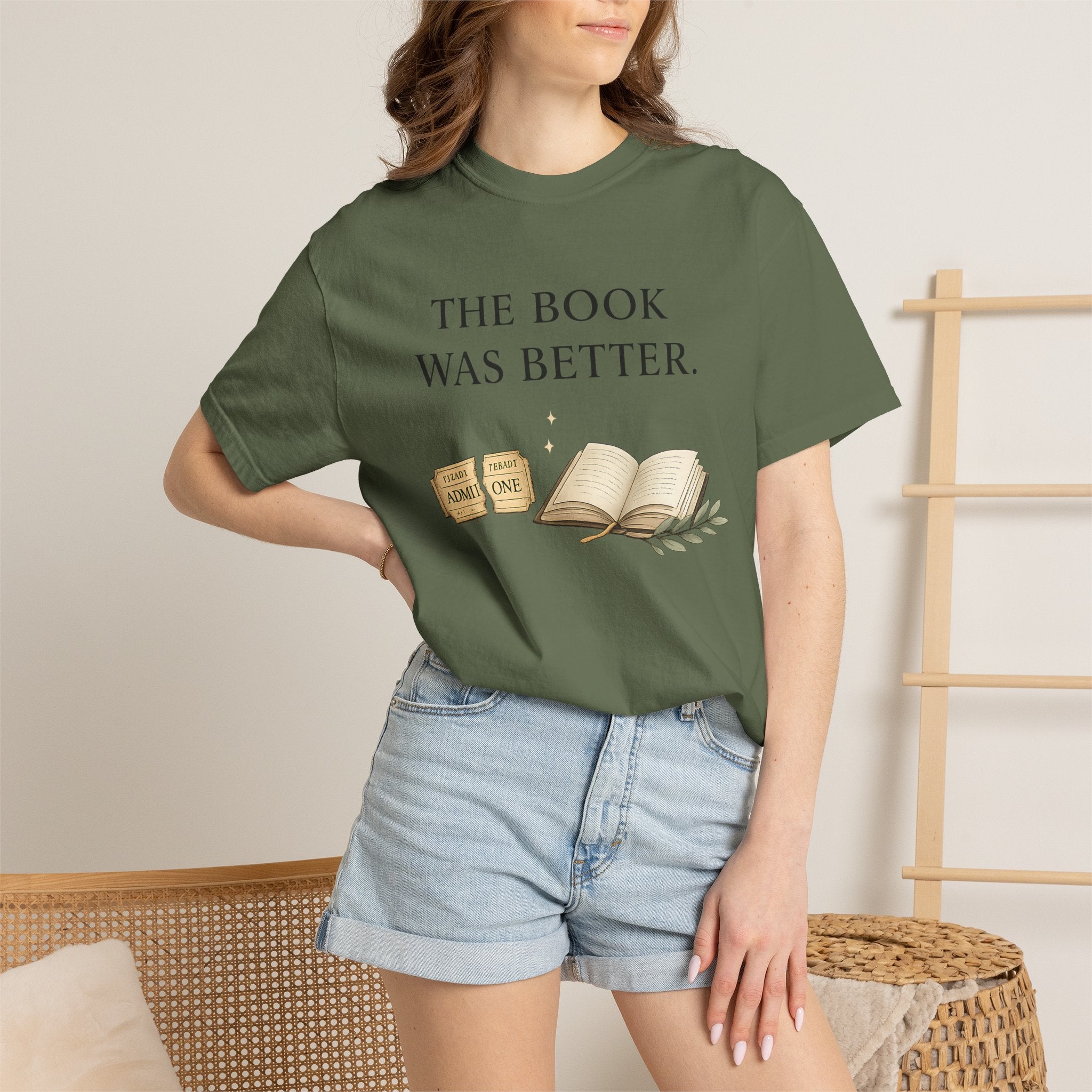 The Book Was Better T-Shirt — Literary Book Lover Tee