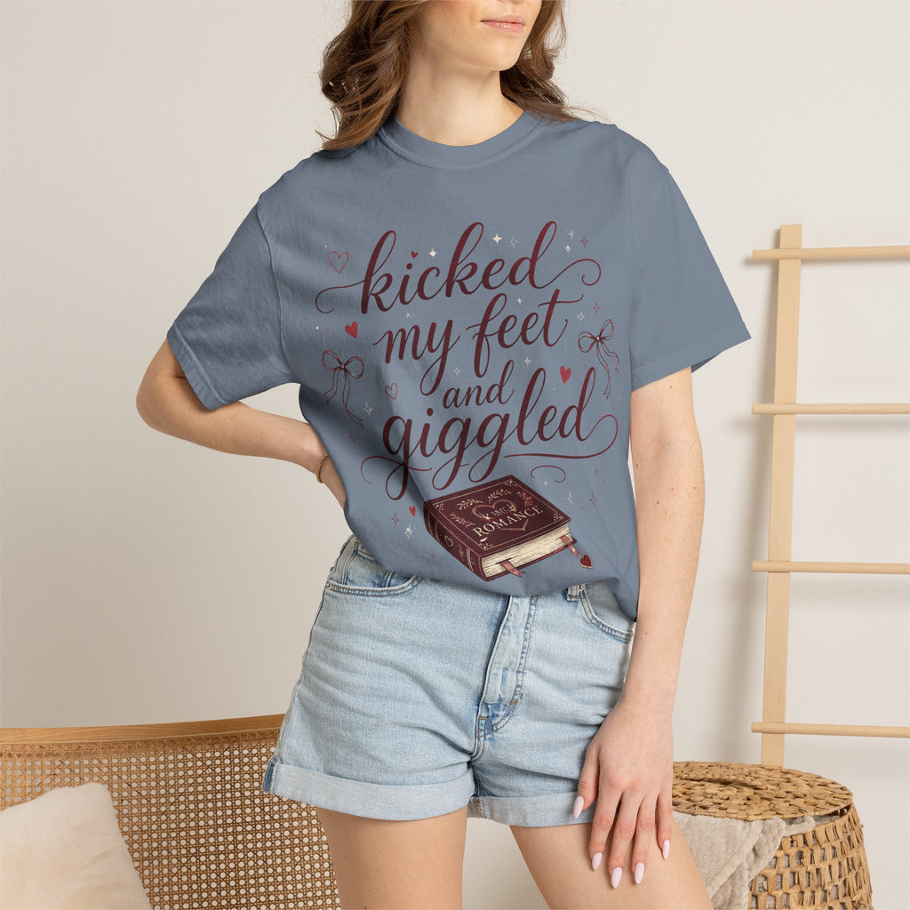 Kicked My Feet and Giggled Booklover T-Shirt
