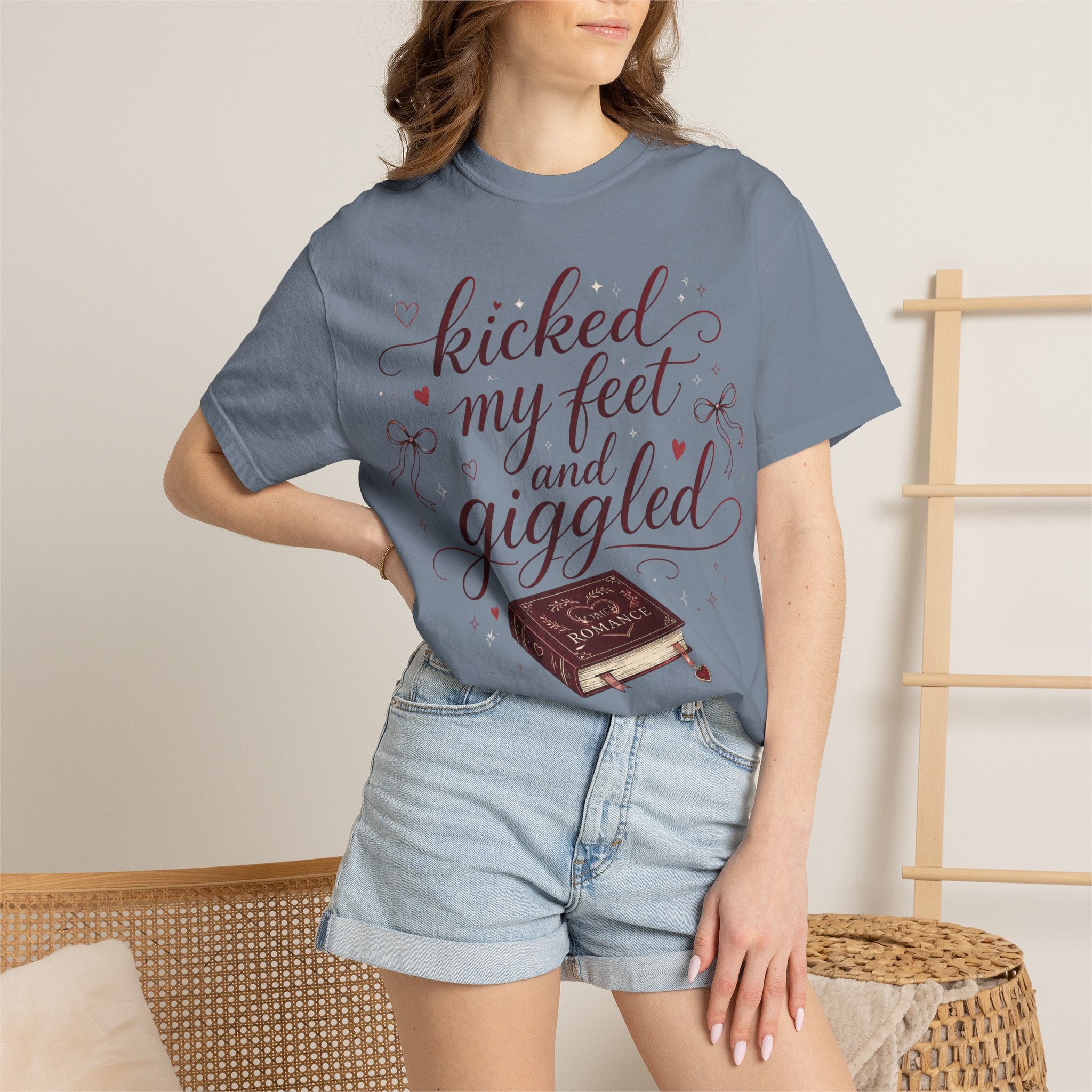 Kicked My Feet and Giggled Booklover T-Shirt