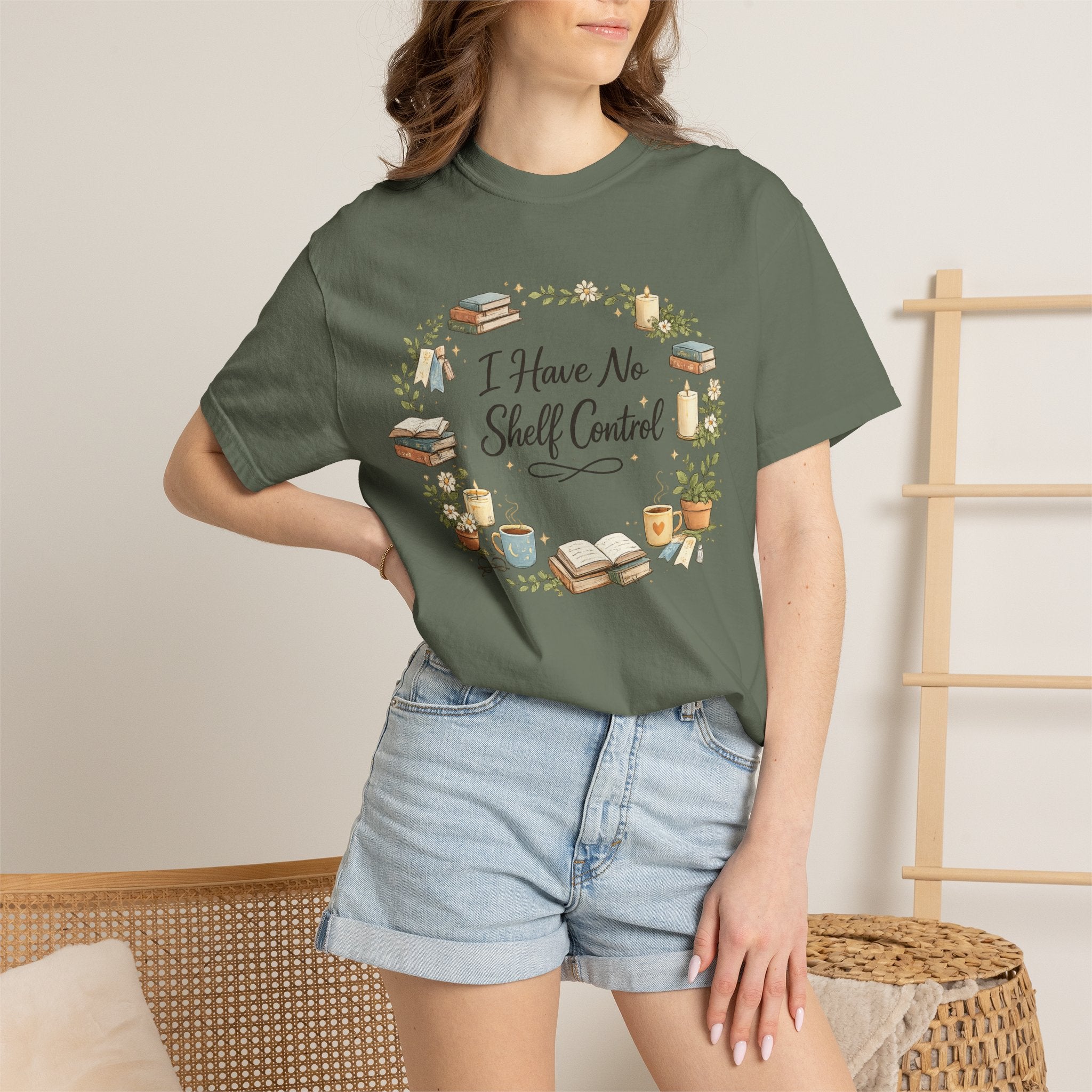 I Have No Shelf Control Book Lover T-Shirt