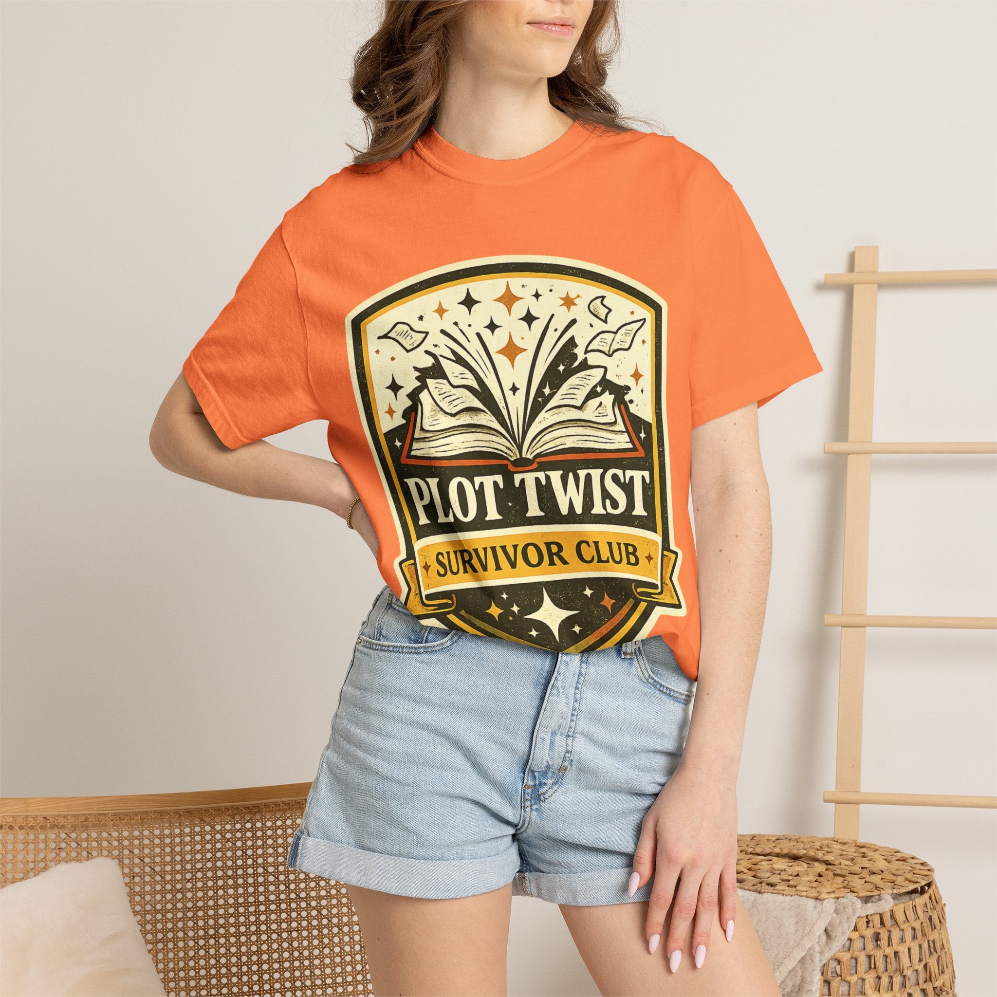 Plot Twist Survivor Club T-Shirt — Funny Book Lover Tee