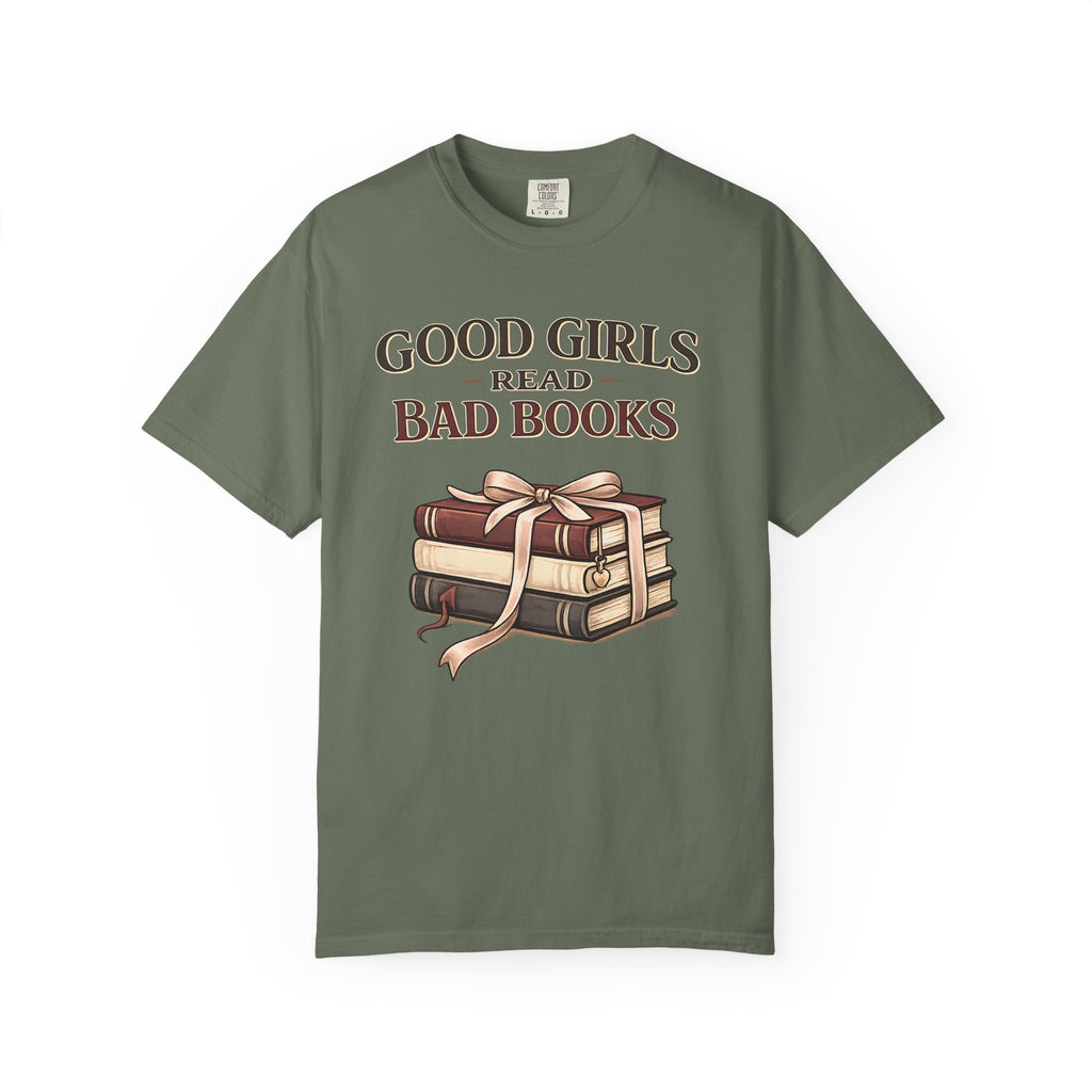 Good Girls Read Bad Books T-Shirt — Book Lover Graphic Tee