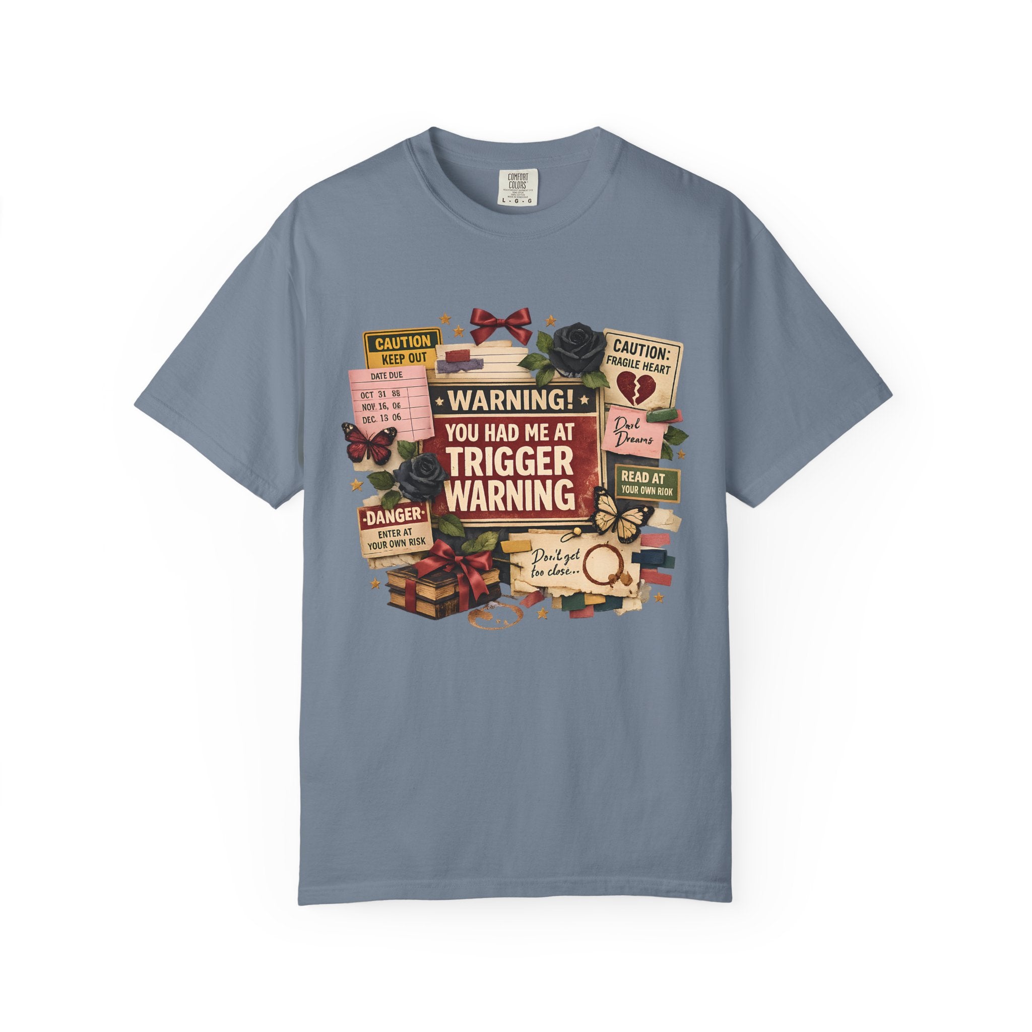 Trigger Warning Book Lover T‑Shirt — "You Had Me at Trigger Warning" Novel Fan Tee