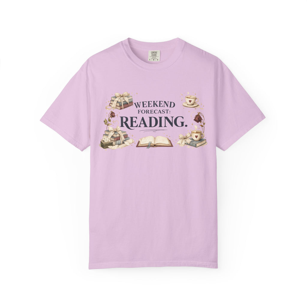 Reading Weekend T-Shirt — “Weekend Forecast: Reading” Graphic Tee