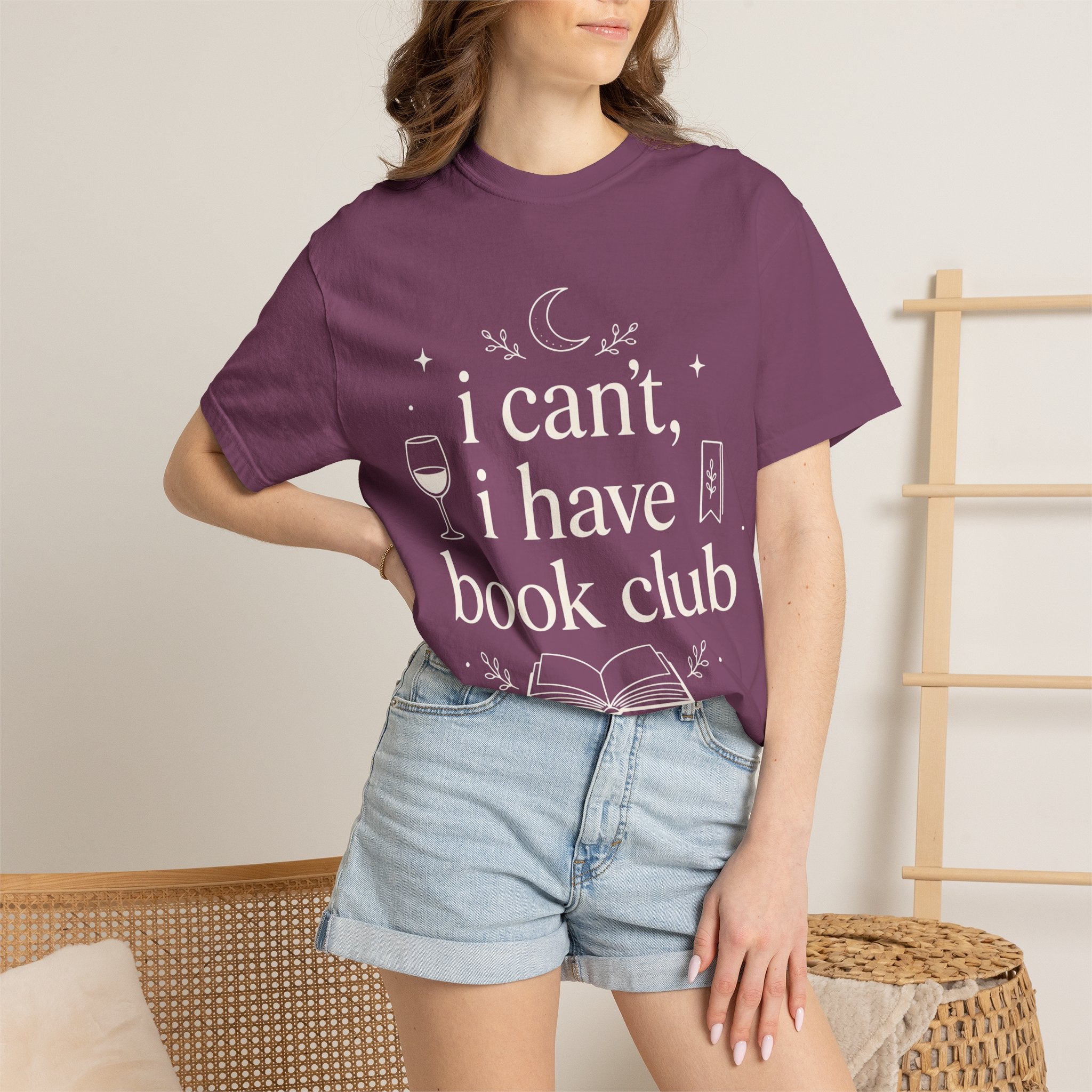 I Can't, I Have Book Club Comfort Colors® T-Shirt