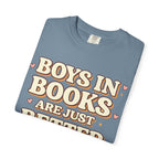 T-Shirt — "Boys in Books Are Just Better" Retro Literary Tee
