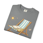 Beach Reading T-Shirt — "Tan Lines & Book Spines" Summer Reader Tee