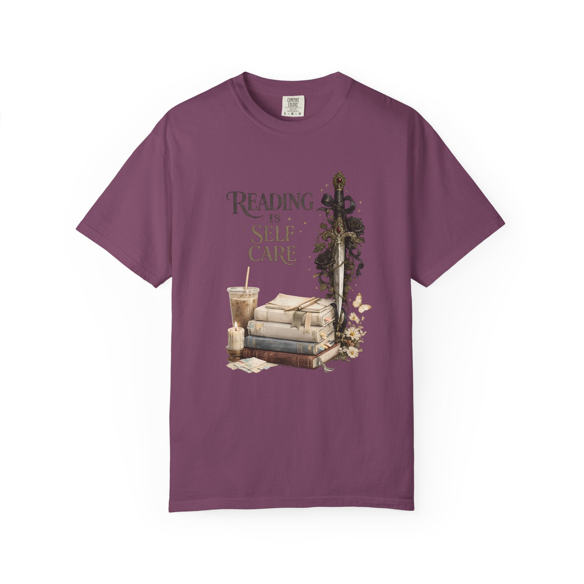 Reading Is Self Care T-Shirt — Cozy Book Lover Tee