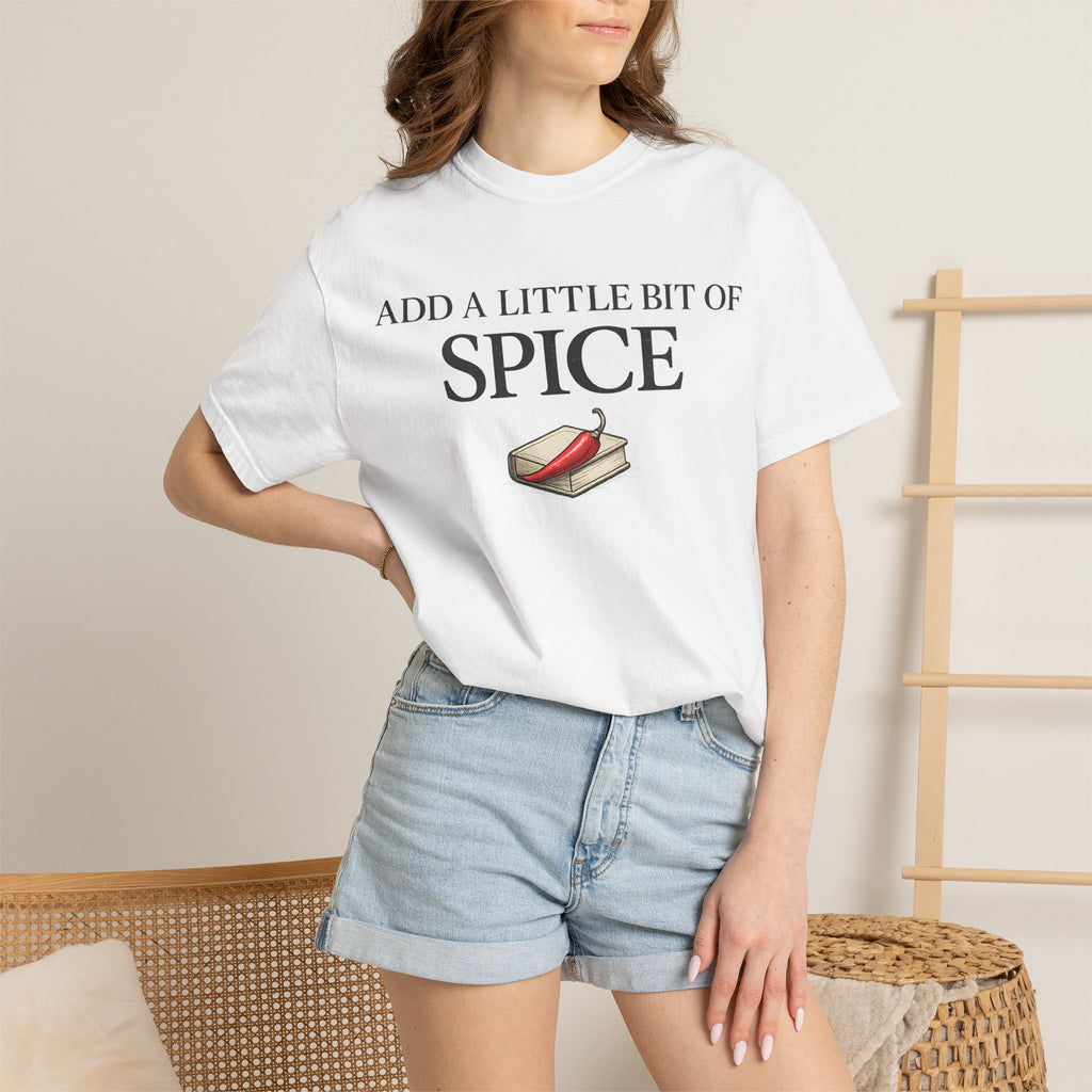 Spice Book T-Shirt — "Add a Little Bit of Spice" Graphic Tee
