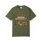 Bookshelf T-Shirt — "Too Many Books? Not Enough Bookshelves" Reader Shirt