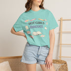 Hot Girls Annotate T-Shirt — Cute Study/Bookish Graphic Tee for Students & Readers