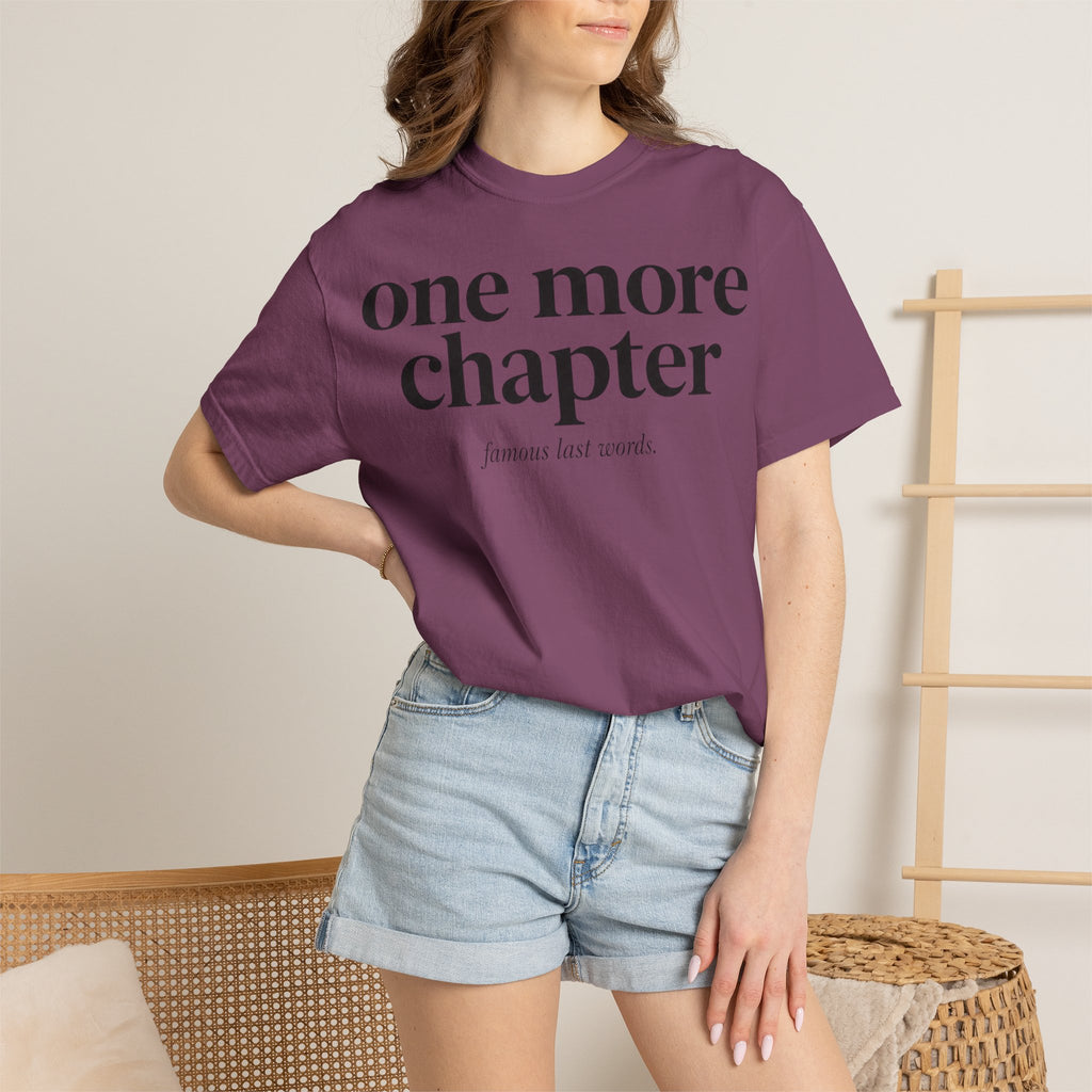 One More Chapter T-Shirt — Reading Lover Graphic Tee