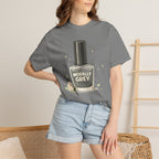 T-Shirt — 'Morally Grey' Nail Polish Graphic Tee