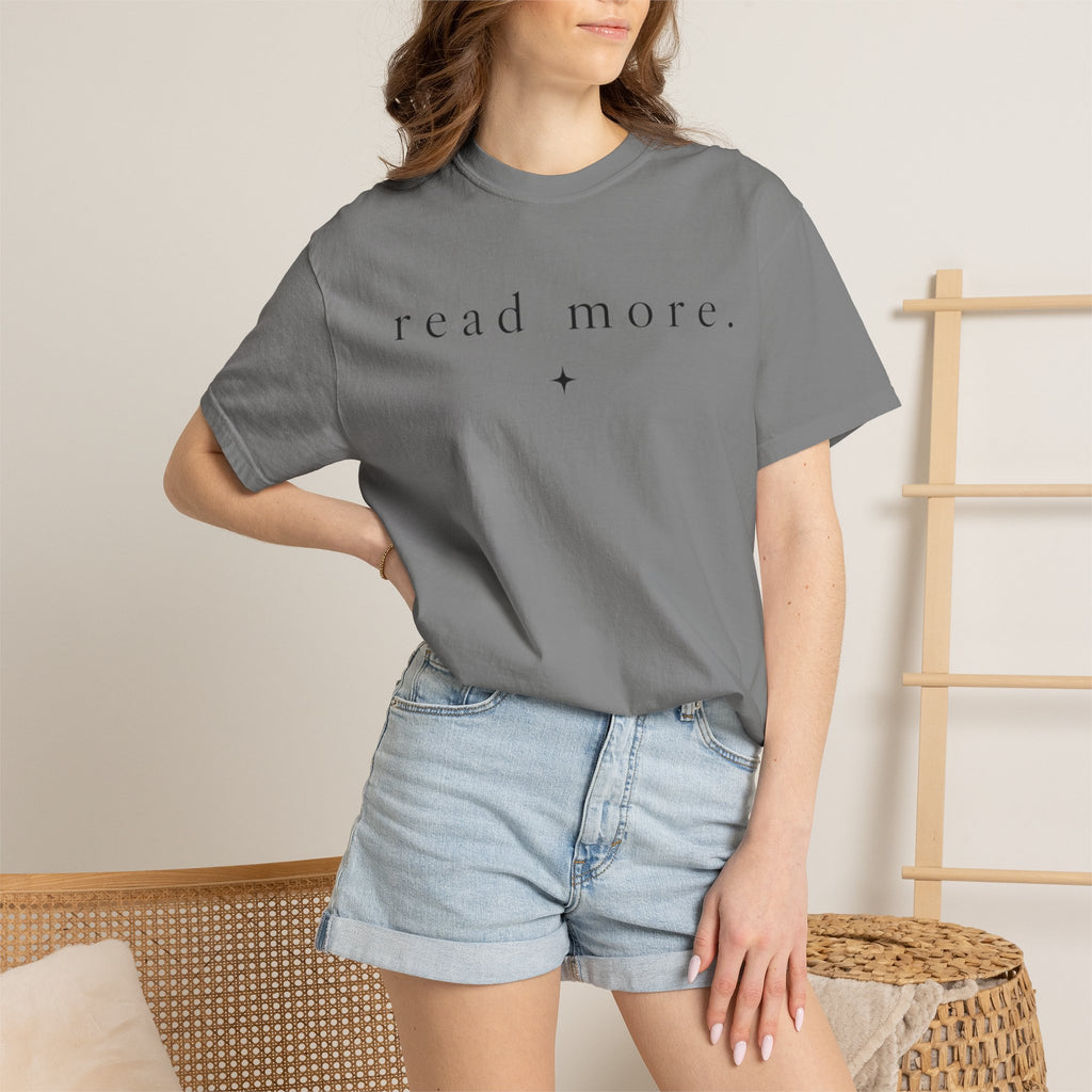 Read More T-Shirt — Minimalist Literary Graphic Tee