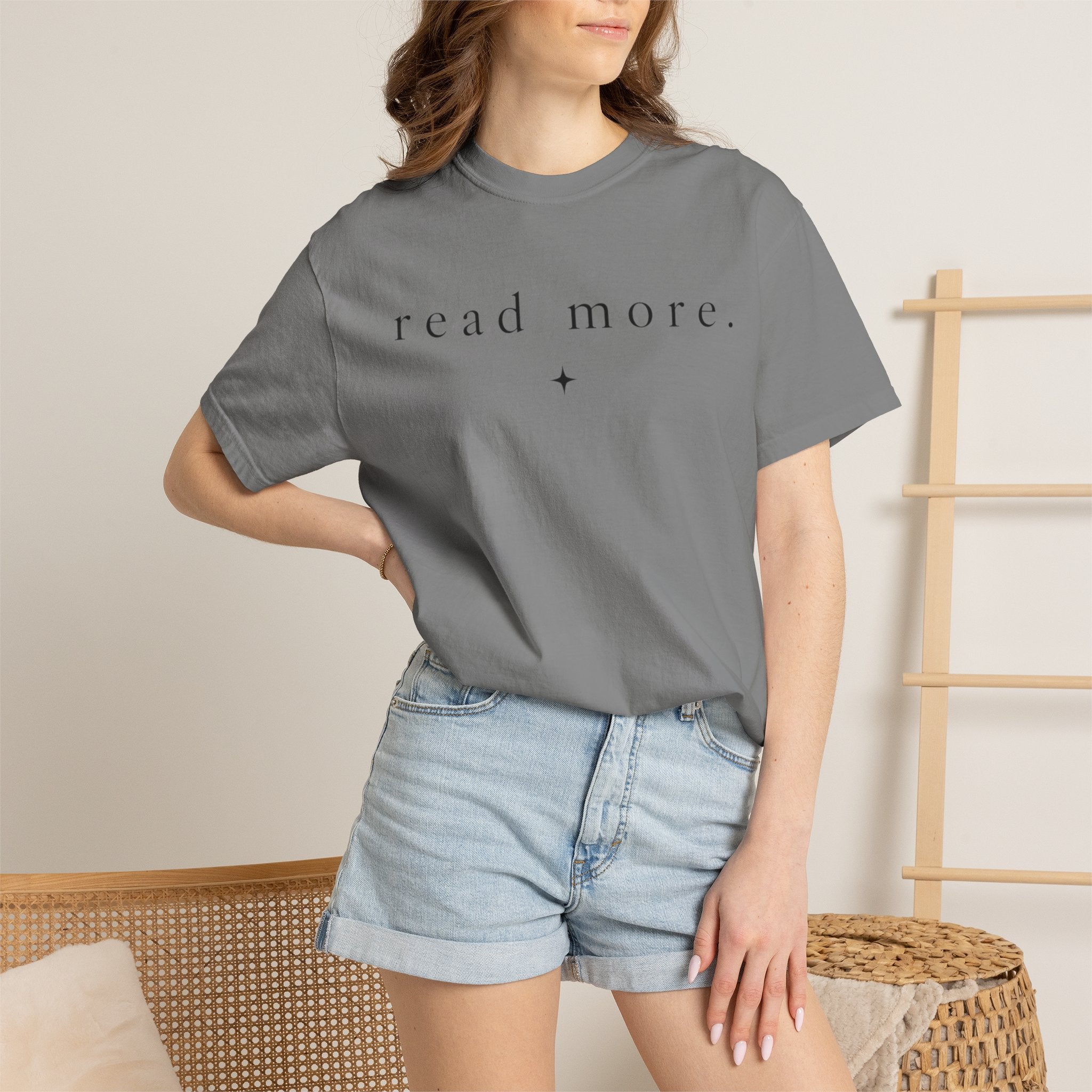 Read More T-Shirt — Minimalist Literary Graphic Tee