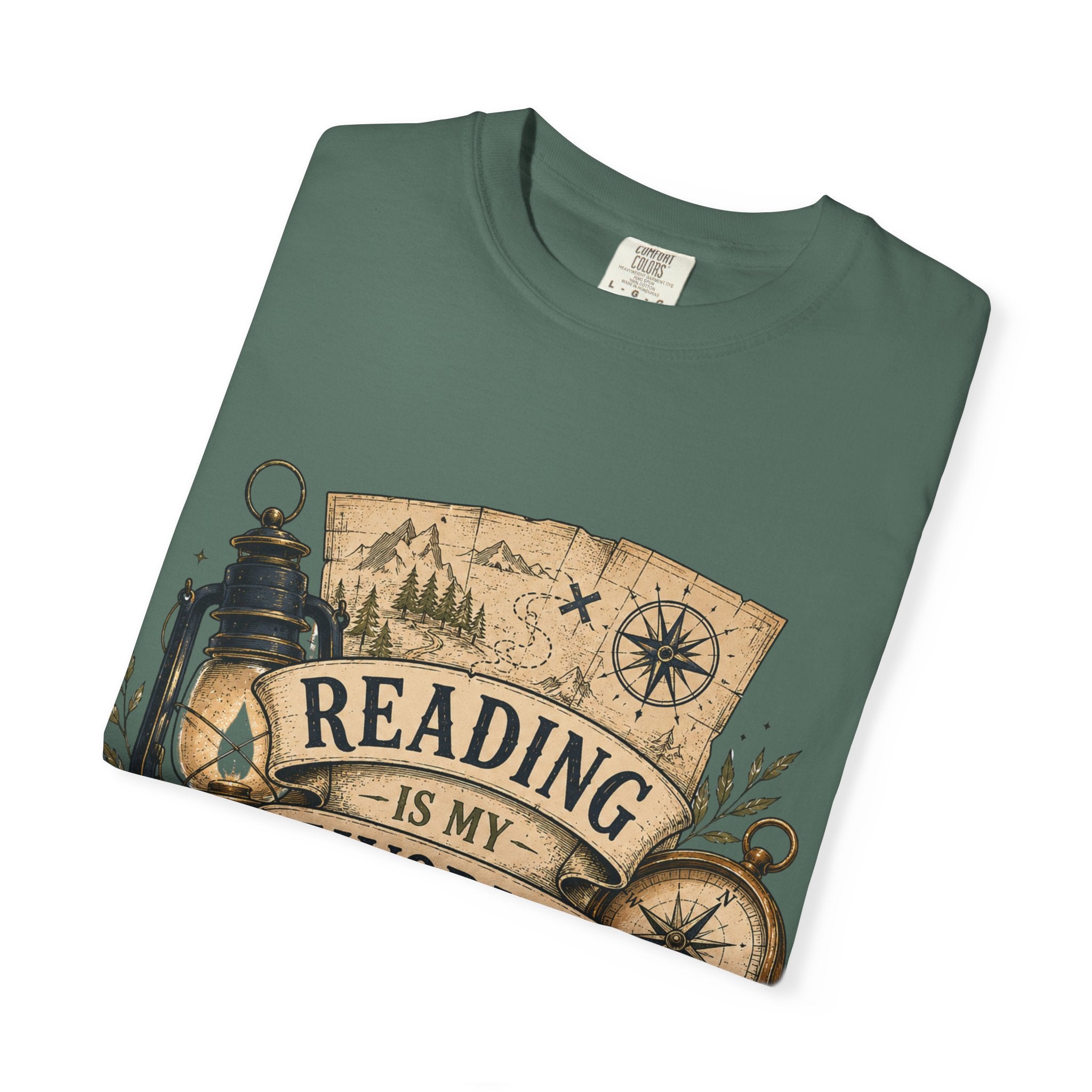 Reading Is My Favorite Side Quest T-Shirt — Adventure Book Lover Tee