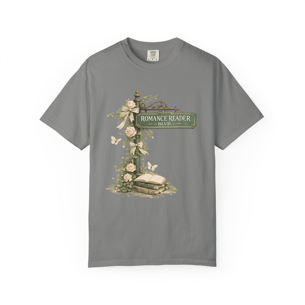 Romance Reader Vintage Floral T-Shirt