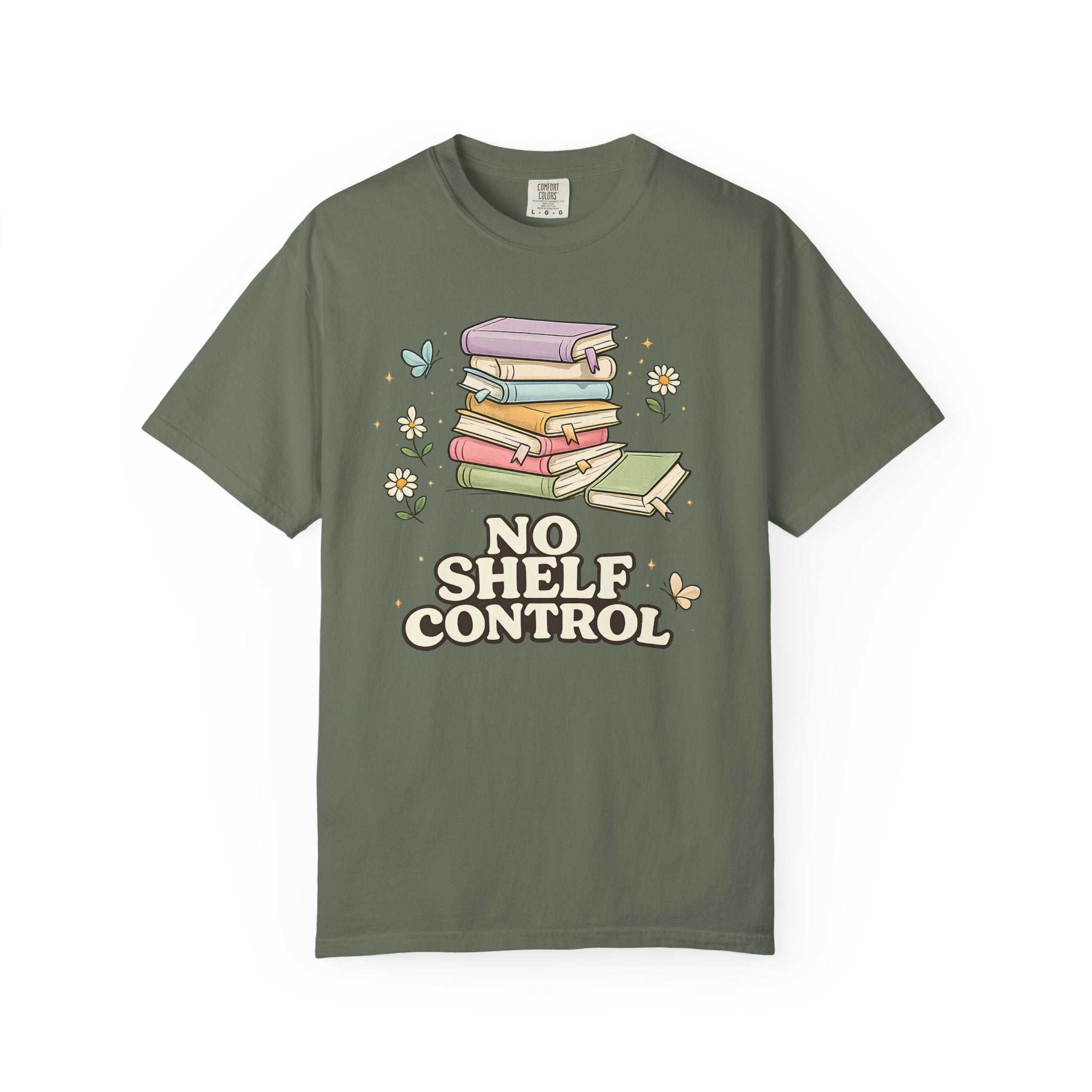 No Shelf Control Bookstack T-Shirt