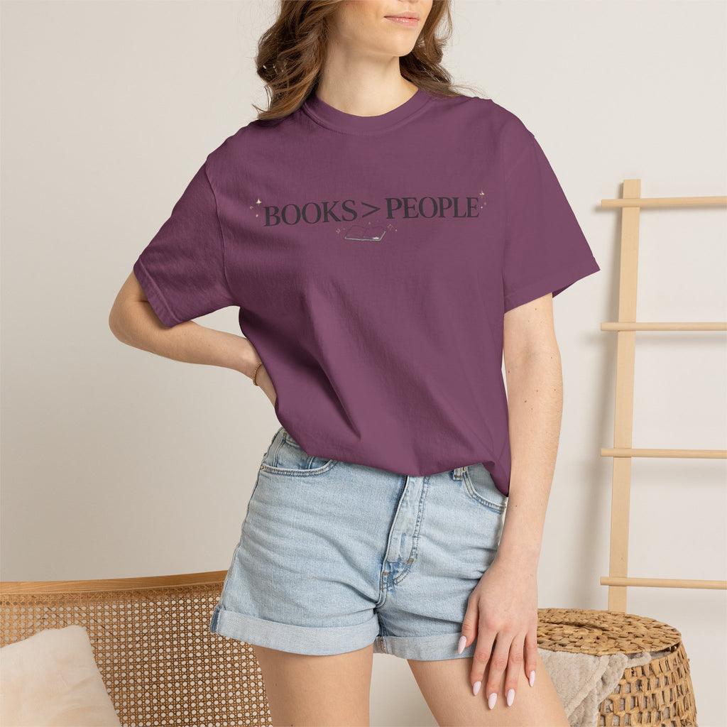 Books > People T-Shirt — Literary Quote Tee for Book Lovers