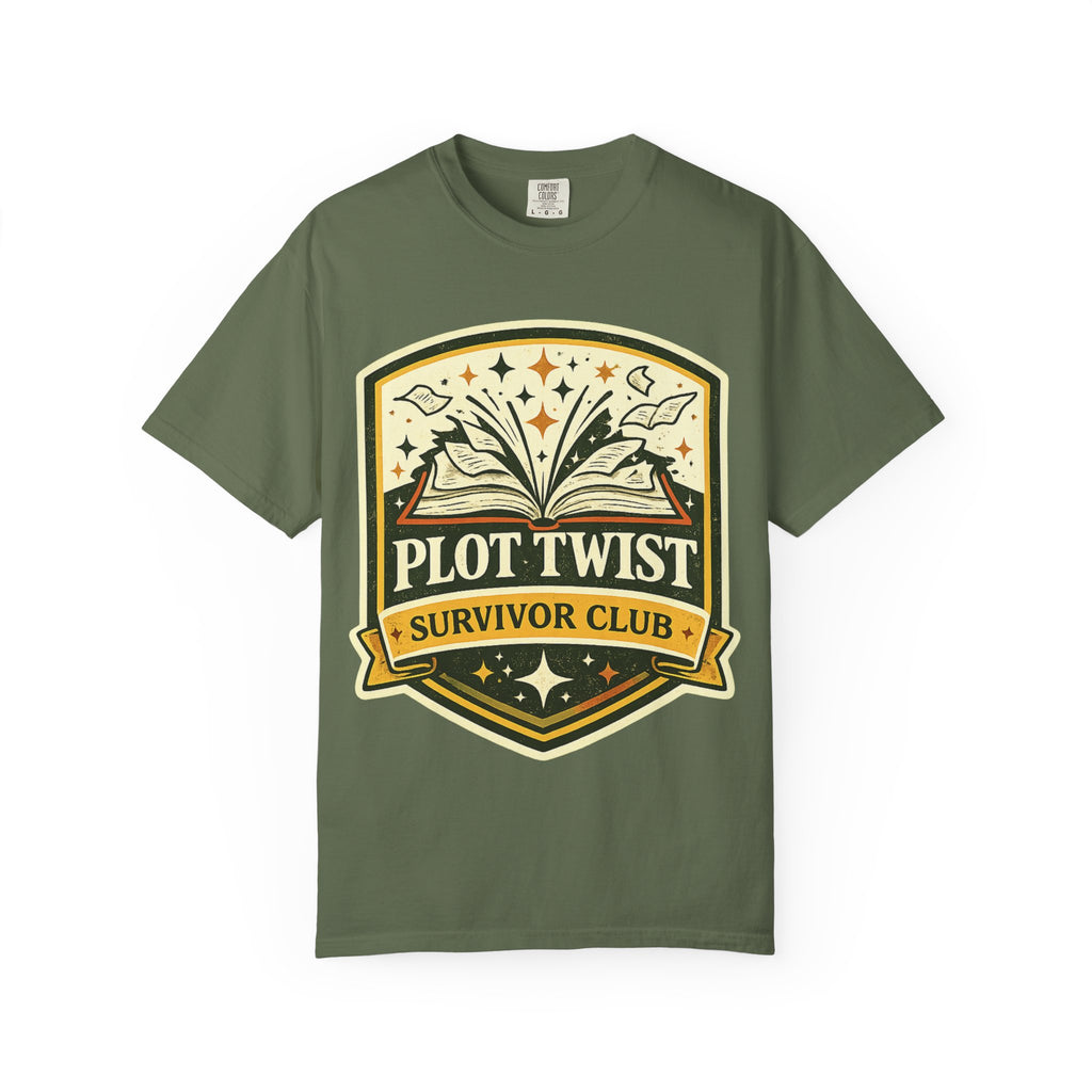 Plot Twist Survivor Club T-Shirt — Funny Book Lover Tee
