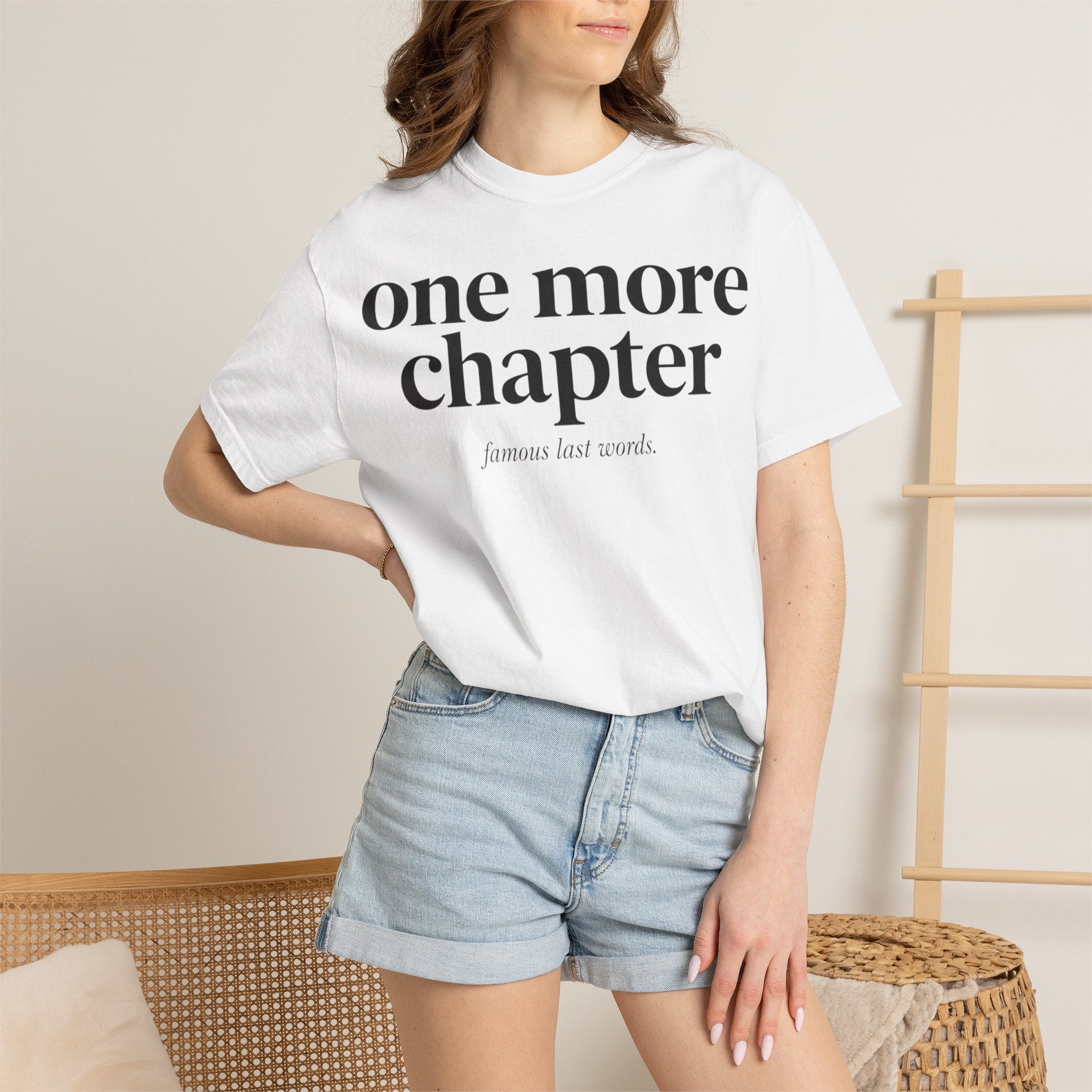 One More Chapter T-Shirt — Reading Lover Graphic Tee