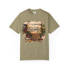 Book Lover T-Shirt — "You Had Me at Trigger Warning" Vintage Stack Design
