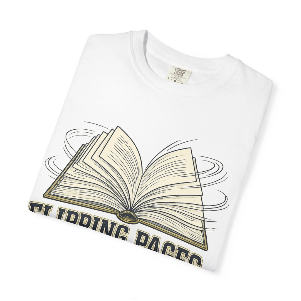 Book Lover T-Shirt — "Flipping Pages Is My Cardio" Graphic Tee