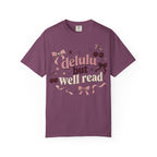 T-Shirt — “Delulu But Well Read” Cute Cherry & Bow Graphic Tee
