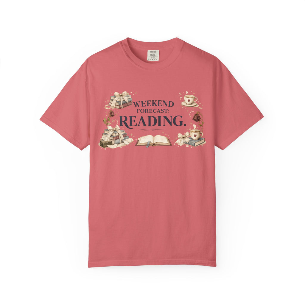 Reading Weekend T-Shirt — “Weekend Forecast: Reading” Graphic Tee