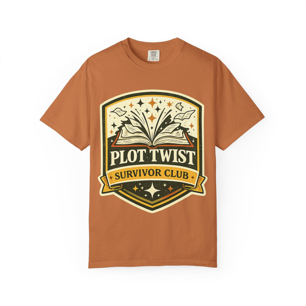 Plot Twist Survivor Club T-Shirt — Funny Book Lover Tee