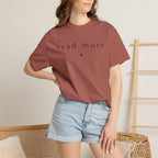 Read More T-Shirt — Minimalist Literary Graphic Tee