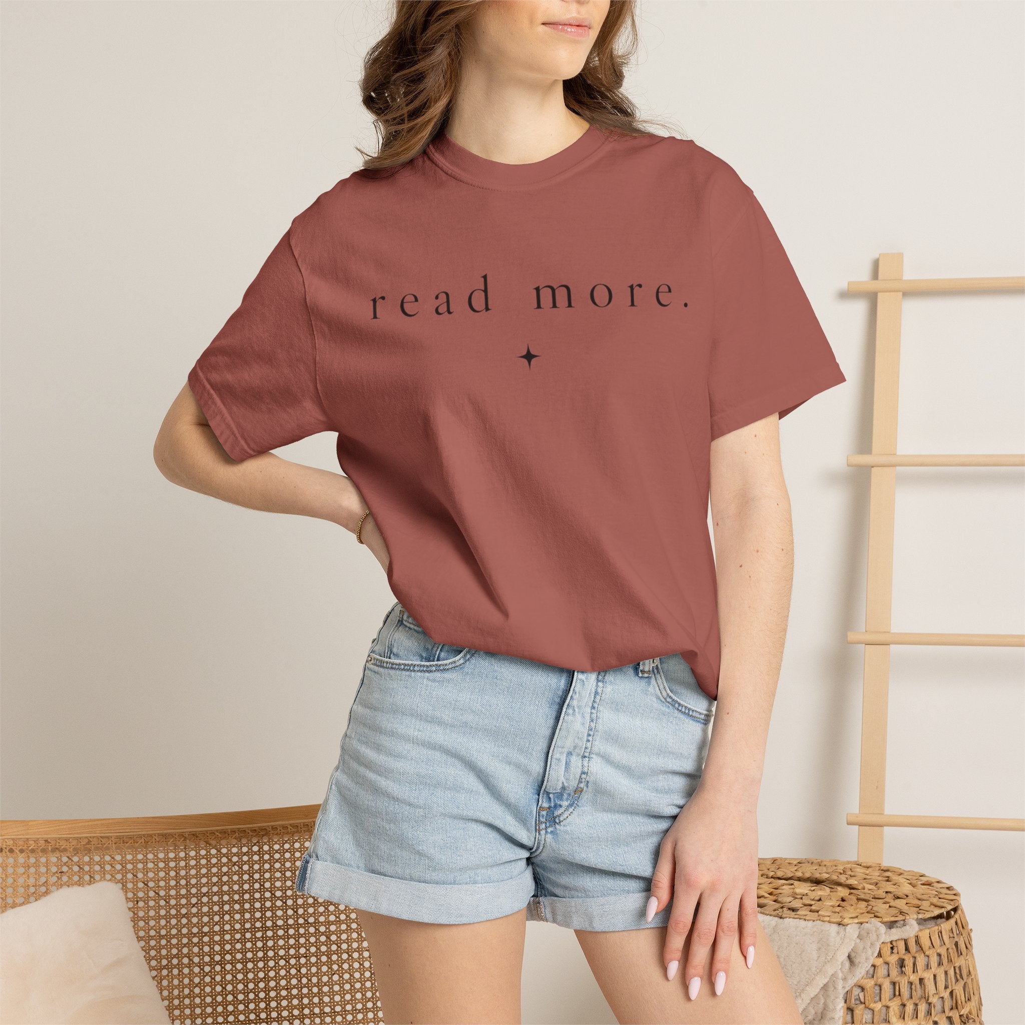 Read More T-Shirt — Minimalist Literary Graphic Tee