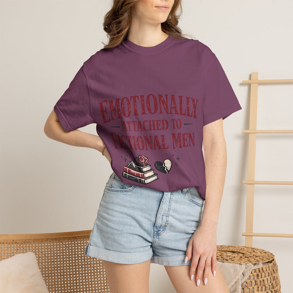 Emotionally Attached to Fictional Men T-Shirt
