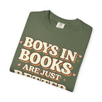 T-Shirt — "Boys in Books Are Just Better" Retro Literary Tee
