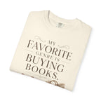 Book Lover T-Shirt — "My Favorite Genre Is Buying Books" Graphic Tee