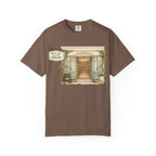 Meet Me at the Library T-Shirt — Cozy Bookshop Illustration Tee