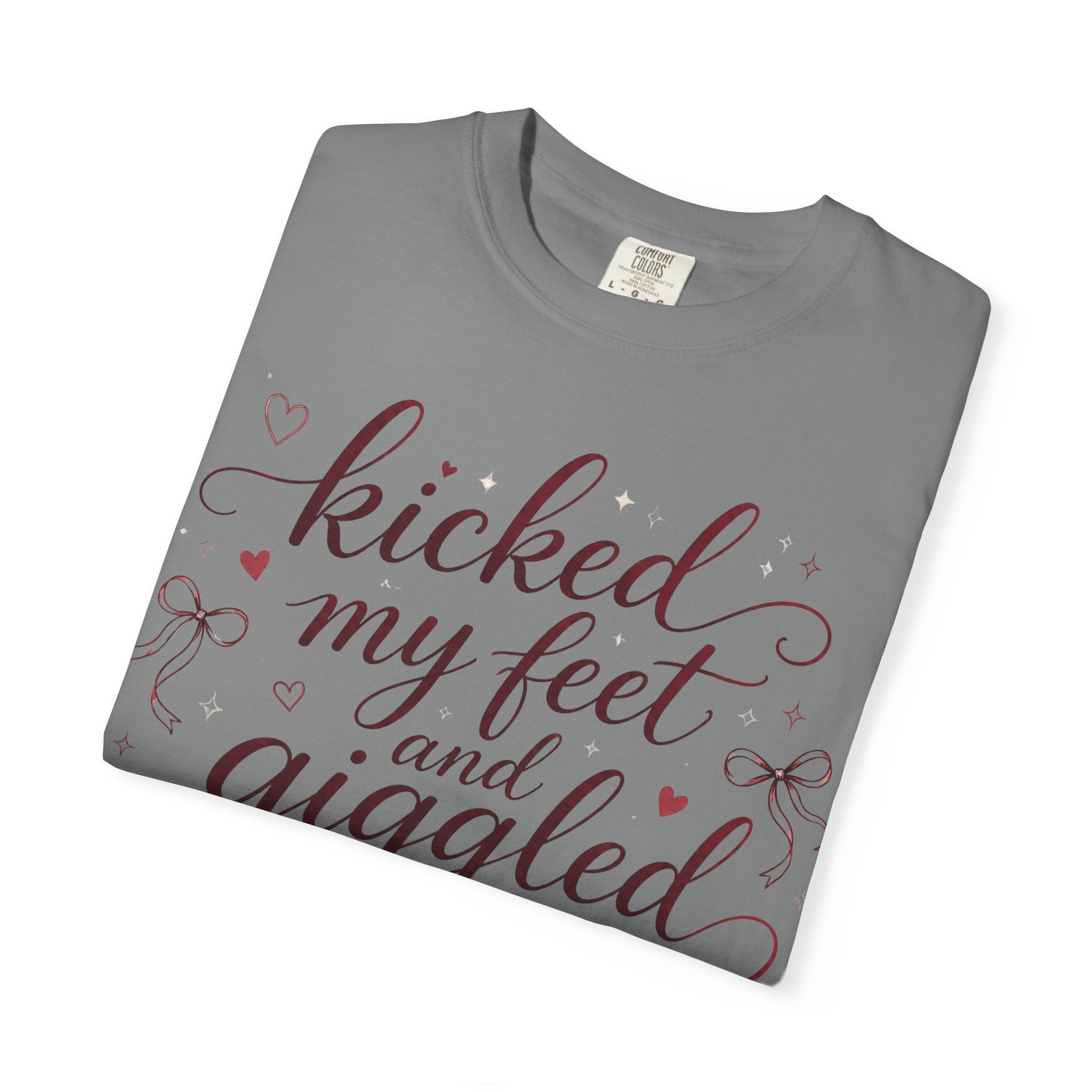 Kicked My Feet and Giggled Booklover T-Shirt