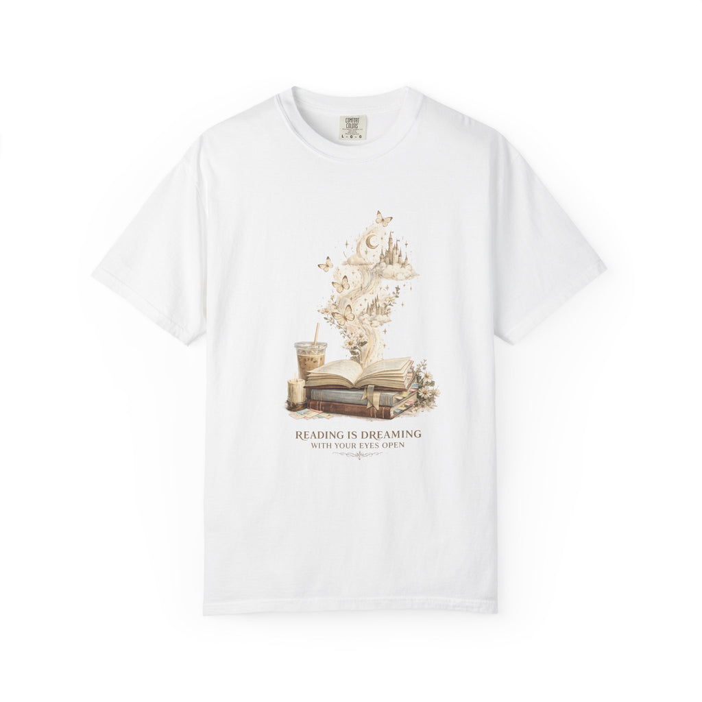 Reading & Dreaming T-Shirt — Literary Booklover Graphic Tee