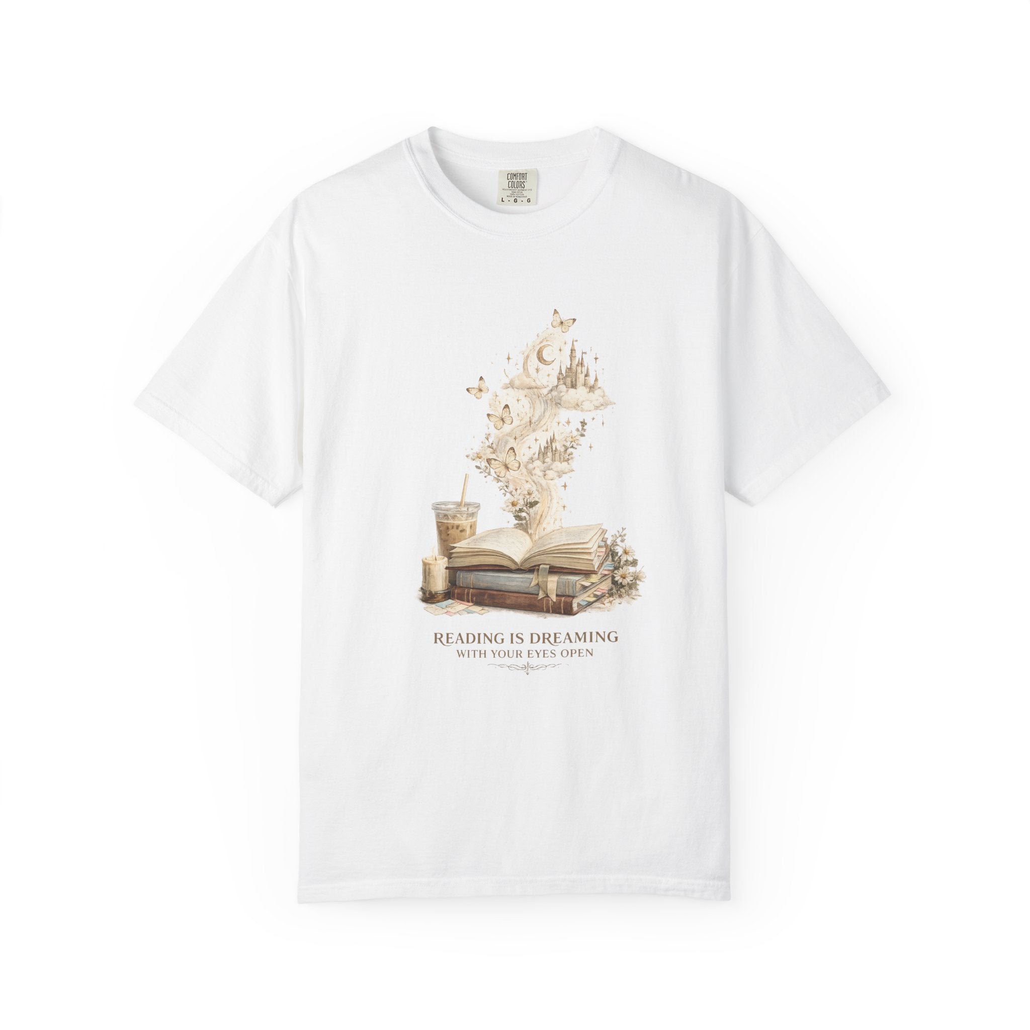 Reading & Dreaming T-Shirt — Literary Booklover Graphic Tee