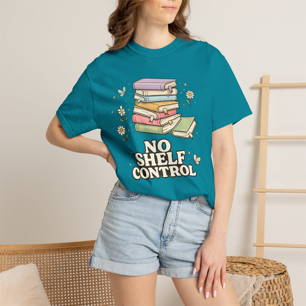 No Shelf Control Bookstack T-Shirt