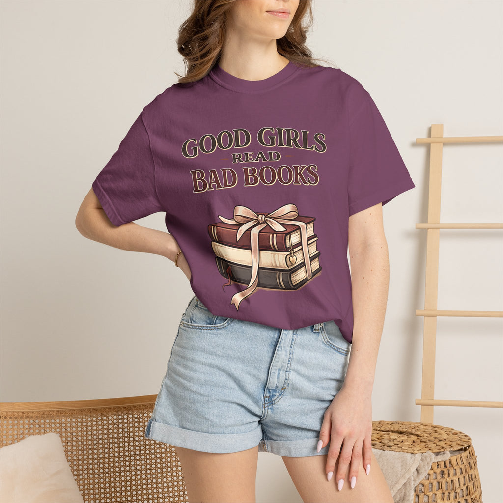 Good Girls Read Bad Books T-Shirt — Book Lover Graphic Tee