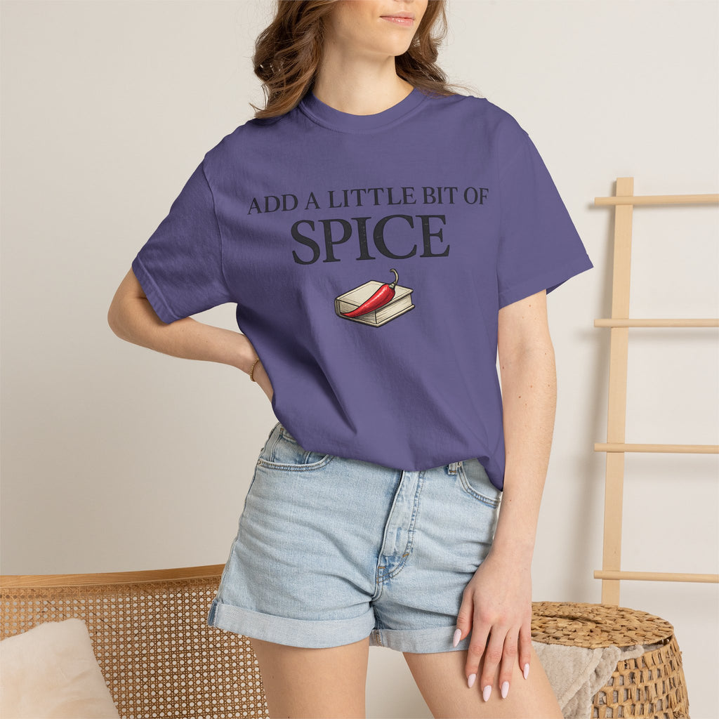 Spice Book T-Shirt — "Add a Little Bit of Spice" Graphic Tee
