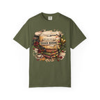 Book Lover T-Shirt — "You Had Me at Trigger Warning" Vintage Stack Design